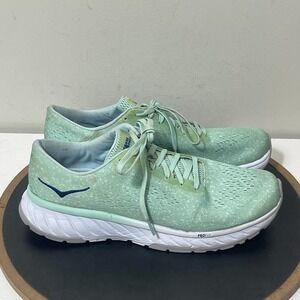 Hoka One One Cavu 2 Women Size 11 Running Training Mint Green Blue Trainers